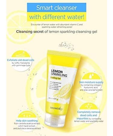 Secret Key Lemon Sparking Peeling Gel 120 ml - Korean LadyAda Version - Buy Online on GoSupps.com