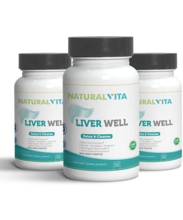 Liver Well (2) Cleanse Metabolic Support Dtox - Liver Supplement for Liverwell Health with Milk Thistle Extract - Buy Online on GoSupps.com
