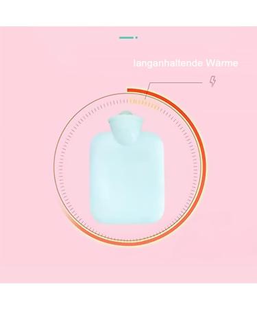 Komunj Rabbit Hot Water Bottle with Cover - 500ml Cuddly Heat Bottle for Children Removable & Washable - Buy Online on GoSupps.com