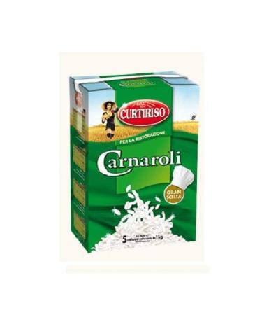 Curtiriso Curtiriso Riso Carnaroli-Riz Pun Jab Italian Rice 1 kg Pack of 5
