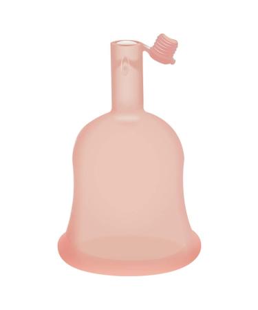 Milist menstruation cups made of silicone for women reusable hygiene mug monthly cup high capacity recyclable for travel at home female use transparent orange