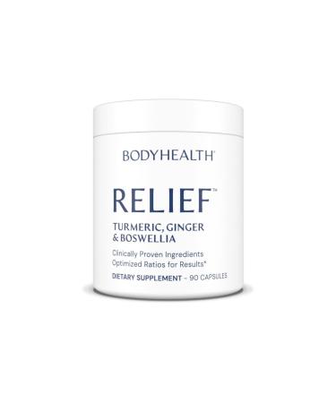 BodyHealth Inflam Relief Joint Supplement Relief for Back Knees Hands with Turmeric Boswellia Ginger All Natural Non-GMO Gluten Free (90 Capsules) 90 Count (Pack of 1) - Buy Online on GoSupps.com