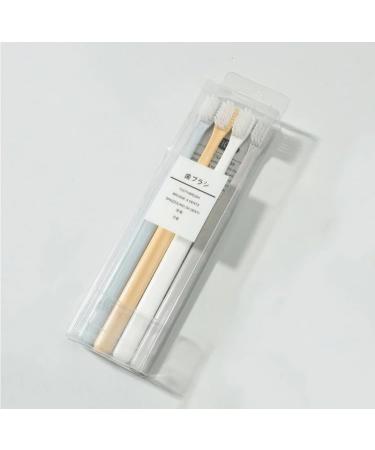 Exquisite Japanese Style Toothbrushes - Elevate Your Oral Care with Blue Orange Gray & White Options | International Shipping - Buy Online on GoSupps.com