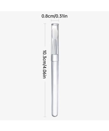 4 Pcs Silicone Lip Brushes - Portable Lipstick Applicator Wands & Mini Lip Scrub Brush for Gloss | International Shipping - Buy Online on GoSupps.com