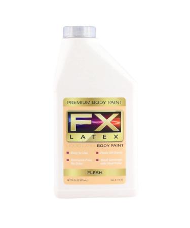 Liquid Latex Fashions Ammonia-Free Body Paint  Flesh  16-Ounce Jar