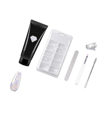 wueiooskj Nail Extend Gel Tips Professional Polish Kit Handheld Manicure Tools Home Salon Shop Beginners Adults CHildren Makup Type1