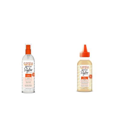 Cantu Protective Styles by Angela Hair Freshener with Deodorizers 4 Ounce and Daily Oil Drops with Tea Tree Oil 2 Ounce