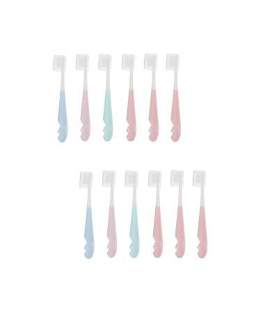 Healvian 2 sentences children's toothbrush with soft bristle hand toothbrush toothbrushes for children baby toothbrush travel toothbrush practical children's toothbrush gently