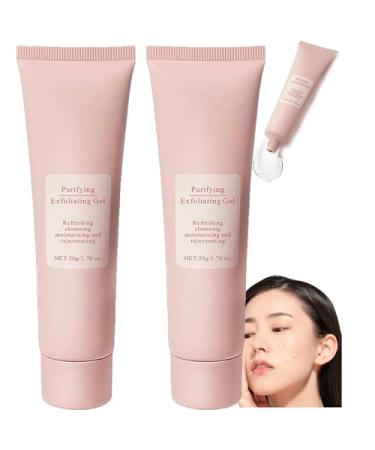 Exfoliating Gel Purifying Exfoliating Gel for Dark Spot Dark Spots Remover Facial Exfoliator Cleanser Deep Cleansing Facial Cleanser Scrub for All Skin Types (2pcs)