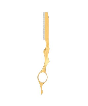 Hair Texturizing Razor Hair Thinning Razor Feather Styling Razor Feather Razor for Hair Cutting Hair Styling Razor Gold