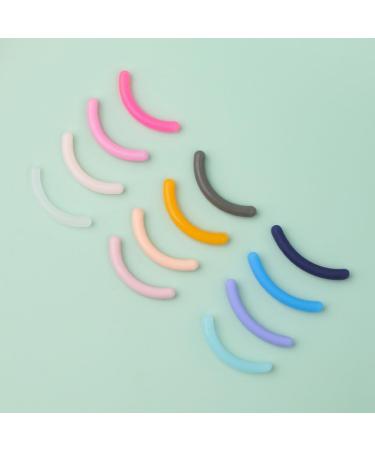 AUklOPVZZ 10pieces Curved Eyelash Curler Refills Reusable and Made with Silica Gel Eyelash Curler Replacement Refill Pads White - Buy Online on GoSupps.com