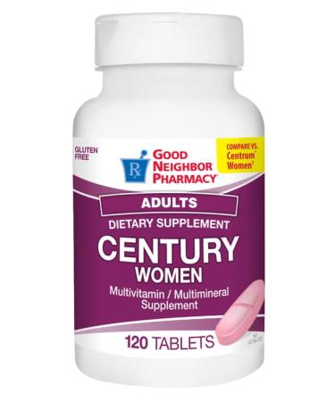 Good Neighbor Pharmacy GNP Century Adult Women's Multivitamin 120 Tablets