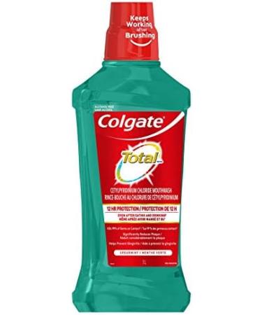 Mouthwash Advanced Pro-Shield Bundle with Moofin Nose Cleaning Brush - Spearmint Flavor Alcohol-Free 12-Hour Protection - Pack of 5 33.8 Oz - Buy Online on GoSupps.com