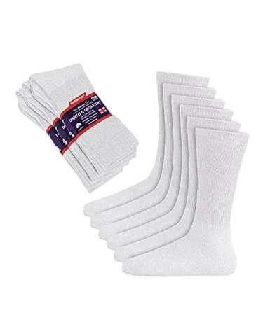 Diabetic Ankle Socks  Non-Binding Extra Wide Doctor Approved Cotton Quarter Socks for Big & Tall Men s Women s Size 13-15 White