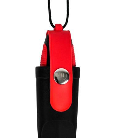 STEIGER Mini Survival Camping Knife - 5.5cm Blade Neck Hanging Red/Green by Alces - Ideal for Hunting Fishing Trekking & SOS Emergency - Buy Online on GoSupps.com