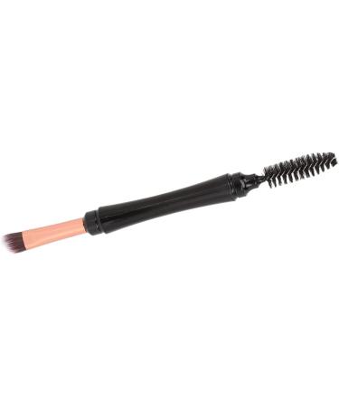 Double Ended Eyebrow Brush with with Covers Angled Brush Spiral Brow Brush Portable Flat Head Makeup Brush Eye Shadow Brush Smudge Brush Cosmetic Brush - Buy Online on GoSupps.com