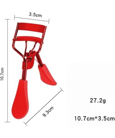 Effortless Lash Curler: Instant Eye-Opening Effect Easy-to-Use Eyelash Curling Tool-Design for Home & Travel(Red) - Buy Online on GoSupps.com