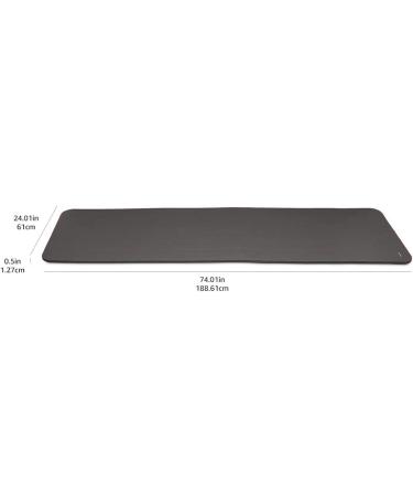 Amazon Basics 1/2-Inch Extra Thick Black Yoga Mat - Exercise Mat - Buy Online on GoSupps.com