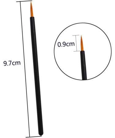 Healeved 200 Pcs Cosmetics Brush Fine Eyeliner Brush Gold Eyeliner Lip Liner Pencils Eye Makeup Brush - Buy Online on GoSupps.com