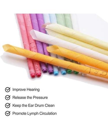 Buy 32 Pcs Ear Candles - Beeswax & Natural Cotton Ear Cones with Filters | 8 Colors Available - International Shipping - Buy Online on GoSupps.com
