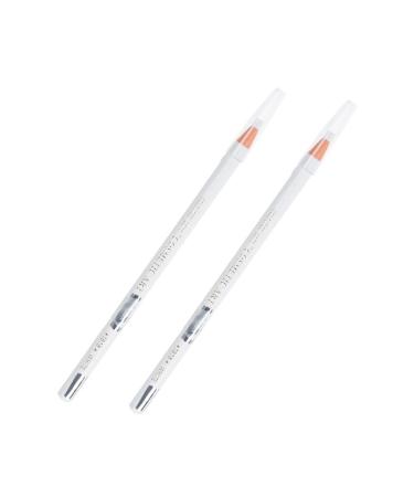 FRCOLOR 2Pcs Eyebrow Pencil Makeup Eyeshadow Face Highlighter Makeup Highlighter Eyebrow Drawing Pencils White Eyebrow Pencil Drawing Eye Brow Pen Eyebrow Makeup