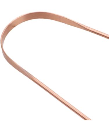 Verdant Touch Copper Tongue Scraper Tool with Case | Effective Tongue Cleaning Brush for Bad Breath Reduction - Buy Online on GoSupps.com
