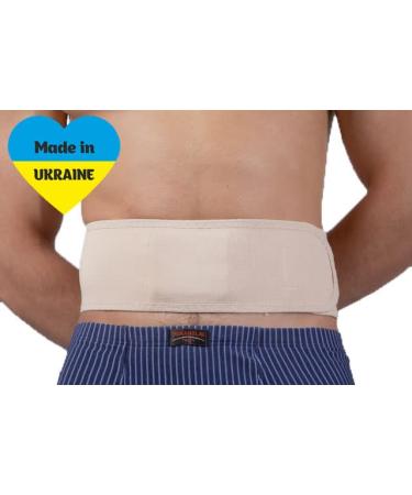 Umbilical Ventral Belt Hernia Reduction Binder With Navel Pad, Abdominal Support for men and women. Hernia support comfort band and bandage. (#4 for Waist Circumference: 37-41 inch (95-105 cm))
