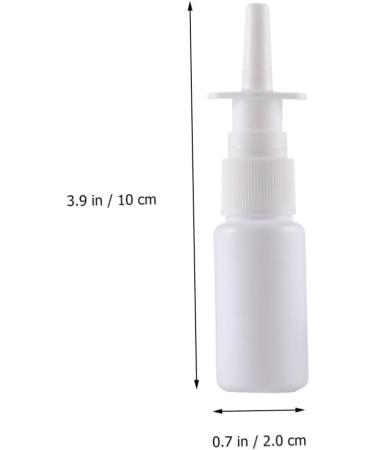 FRCOLOR 20pcs Amber Glass Spray Bottles - 10ml Travel Containers for Liquids - Nasal Spray, Cleaning Solutions, Plant Terrarium - Small Empty Bottle Kit with 2 White Nasal Saline Bottles - Buy Online on GoSupps.com