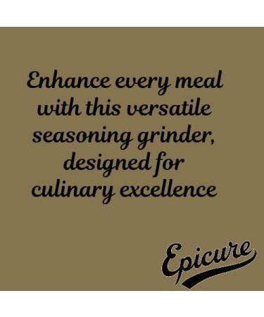 Epicure Mediterranean Sea Salt Freshly Ground Seasoning Grinders 270 g (Pack of 1) Mediterranean Sea Salt Single - Buy Online on GoSupps.com