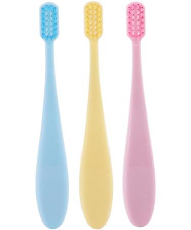 Minkissy 18-Part Infant Toothbrush Set | Soft Fur Children's Cleaning Brushes & Travel Tongue Scraper in Earth Colors - Buy Online on GoSupps.com