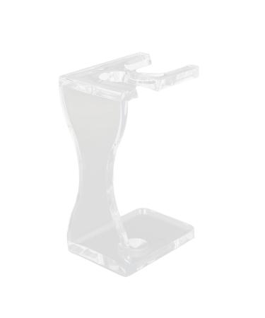 Acrylic Beard Brush Holder Multipurpose Transparent Space Saving Sturdy Construction Beard Brush Display Stand for Men