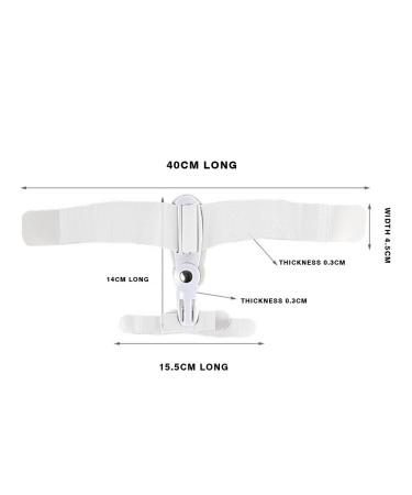 Feelsploh Big Bone Toe Bunion Splint - Unisex Adjustable Pain Relief & Toe Separator for Daily Foot Care (White) - Buy Online on GoSupps.com