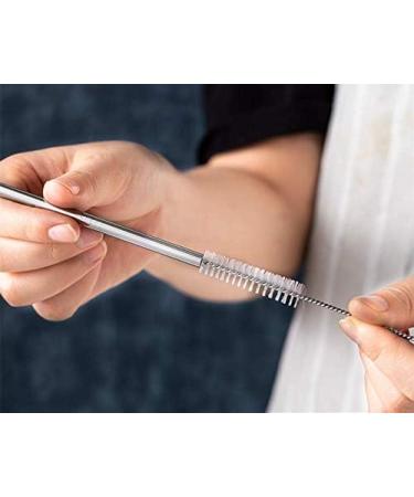 Reusable Metal Straight Straws 50 Pack. 8.5 Inch Stainless Steel Drinking Straws in Bulk for Wholesale.215x6mm Straight Straws for 20oz Tumblers Yeti (Silver All Straight 50pcs-8.5") - Buy Online on GoSupps.com