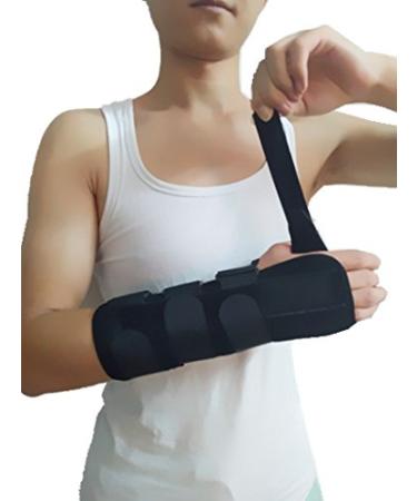 Rousu Medi Forearm and Wrist Support Splint Brace Forearm Immobilizer Brace Wrist Splint (Right hand)