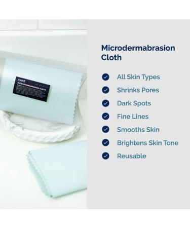 Microdermabrasion Cloth - Exfoliating & Brightening Face Wash - Dermatologist-Recommended Microfiber for Deep Cleansing - 1 Cloth | Shop Internationally - Buy Online on GoSupps.com