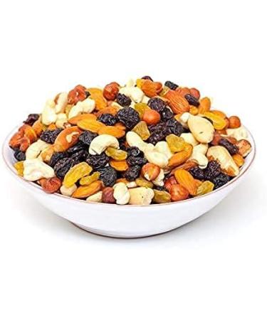 THE EDIBLES Natural Dry Fruit Mix Nuts 250g (Almonds Raisins Cashews & Black Raisins Mixed in Equal Quantity)_Packing May Vary - Buy Online on GoSupps.com