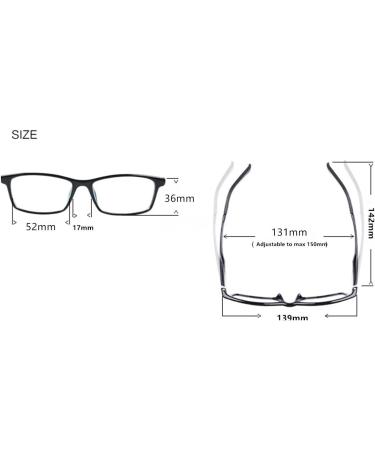 Fullwosing Myopia Glasses | Long-Distance -0.50 to -6.00 Diopters | Black & Blue Options for Men & Women - Buy Online on GoSupps.com