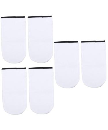 DOITOOL 3 Pairs Paraffin Wax Hand Cover Heated Mittens Wax Bath for Hands Hand Moisturizer Gloves Wax Hand Covers Drill Vise Work Gloves was Bath Hand Cover White Bath Mat Insulation