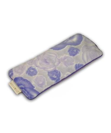 Relaxso Flaxseed Pain-Out Bamboo Eye Pillow with Lavender Floral Plush Lilac