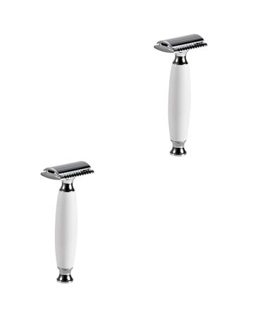 Magiclulu 2st razor of open butterfly shaver Double safety razor razor razor -sharp wet razor vintage razor shaving handbook shaving manual knife man