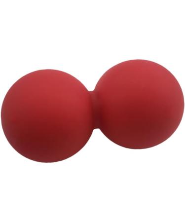 Fomiyes Peanut Massage Ball - Double Mobility & Yoga Roller for Muscle Relief | Fascia & Fitness Red - Buy Online on GoSupps.com