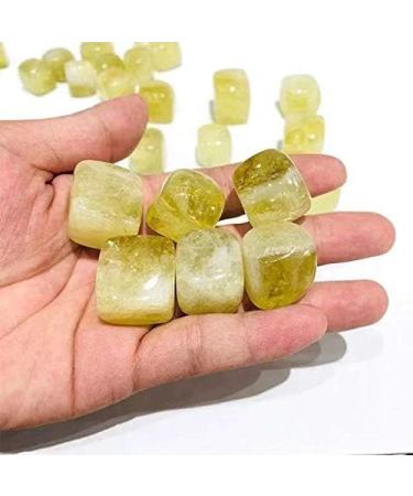 Natural Yellow Quartz Crystal Cube Citrine Tumbled Stone Crystal 9pc Obelisk - Buy Online on GoSupps.com