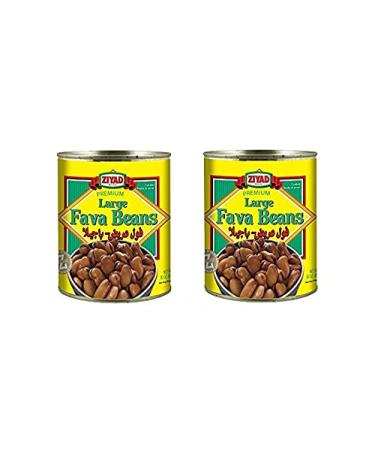 Fava Beans Premium Large 2-CANS ( Kosher ) Cooked & Ready to Serve - 30 Oz.     -  850