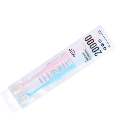 Minkissy 2-Pack Nylon & Silicone Children's Toothbrush - Soft & Safe Manual Toothbrush for Kids & Adults Eco-Friendly Household Cleaner Ideal for Pregnant Women - International Shipping Available - Buy Online on GoSupps.com