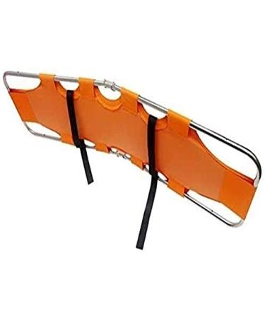 Foldaway Portable Stretcher Mergency Rescue Flat for Portable Stretchers Such As Hospitals/Clinics/Families/Sports Fields with Two Steel Bars
