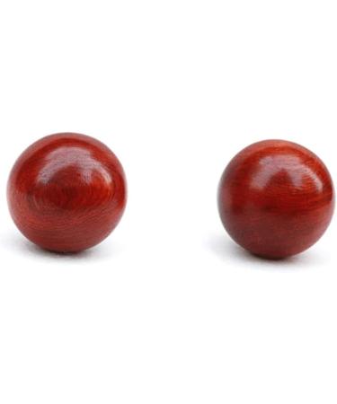 Hoement 2 Pieces Fitness Ball Set - Muscle Stretch & Hand Exercise Wooden Balls (6cm) - International Shipping - Buy Online on GoSupps.com