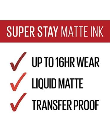 Maybelline Superstay Matte Ink Liquid Lipstick - Orange Red 320 Individualist - 1 Count - Buy Online on GoSupps.com