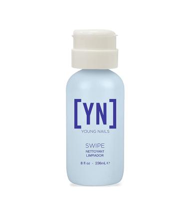Young Nails Swipe | Prep Nail Plate by Dehydrating and Cleansing | Removes Dust, Dirt, Oils, and Contaminants Before Nail Enhancement Application 8 Fl Oz (Pack of 1)