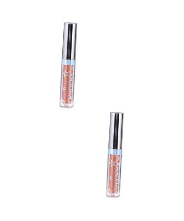 FRCOLOR 2pcs Liquid Glitter Eyeshadow Shining Eyeshadow Eyes Shimmer Pearlescent Eyeshadow Eyeliner Shine
