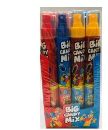 Liquid candy with sour powder/BIG CANDY MIX -16x80gr- BRABO